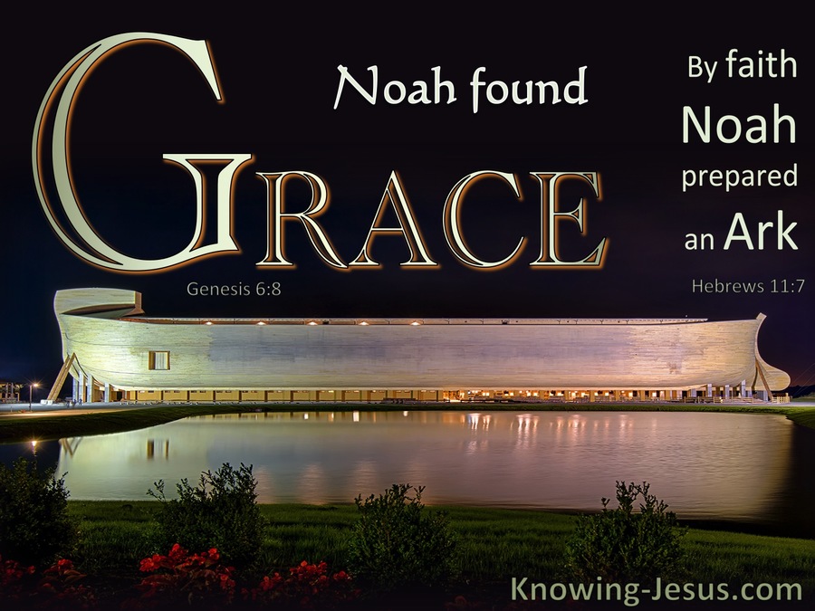 Genesis 6:8 Noah Found Grace In The Eyes Of The Lord (black)